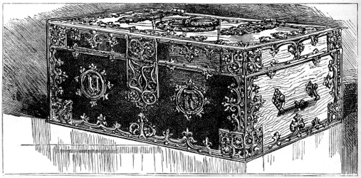 Die Eidbox, House of Commons, Westminster, London, 19. Jahrhundert