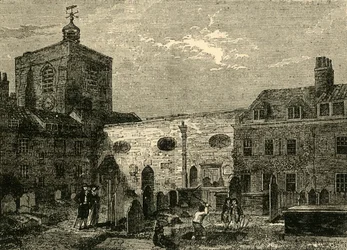 Die alte Kirche von St. James, Clerkenwell, um 1872