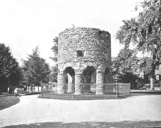 Der alte nordische Turm, Newport, Rhode Island, USA, ca. 1900
