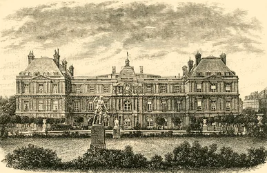 Der Palais De Luxembourg, Paris, 1890