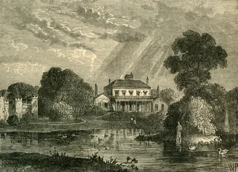 Der Pavillon, Hans Place, im Jahr 1800, ca. 1876
