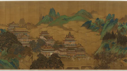 Das Pfirsichfest der Königinmutter des Westens, Ming- oder Qing-Dynastie