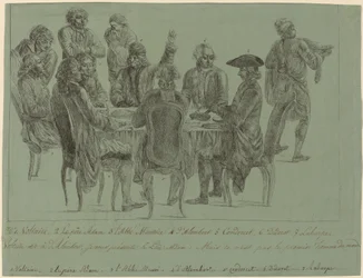 Das Mahl der Philosophen, nach 1772