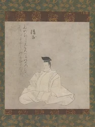Der Dichter Fujiwara Kiyotada, zweite Hälfte des 13. Jahrhunderts