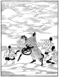 Der Dichter und der unvergleichliche Berg, 1608