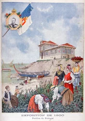 Der portugiesische Pavillon auf der Weltausstellung 1900, Paris, 1900