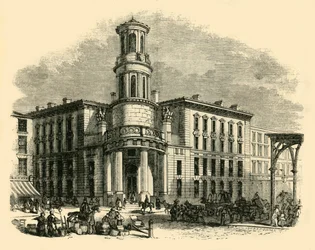 Die gegenwärtige Kohlenbörse, um 1872