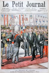 Der Präsident der Republik Frankreich in Rom, 1904