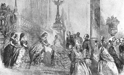 Der erste Besuch des Prinzen von Wales in Frankreich, 1855
