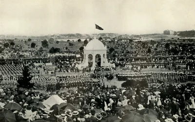 Proklamation des Commonwealth of Australia in Sydney am 1. Januar 1901