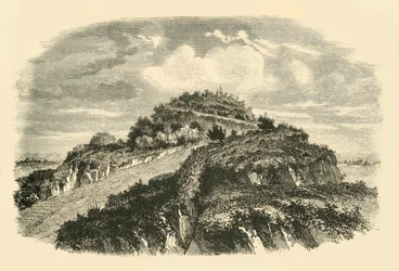 Die Pyramide von Cholula, 1890