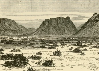 Der Ras Sufsafeh, Berg Sinai, 1890