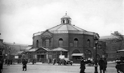 The Ring, Boxveranstaltungsort nahe der Blackfriars Road, London, 1926-1927