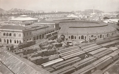 Der Rio de Janeiro Endbahnhof der Zentralbahn von Brasilien, 1914