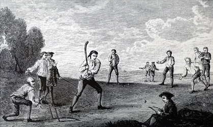 Der Royal Academy Club spielt Cricket