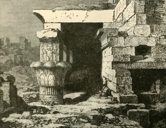 Die Ruinen von Denderah, 1890