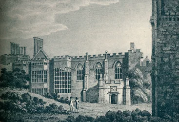 Die Ruinen von Cowdray House, in der Nähe von Midhurst, Sussex, 1907