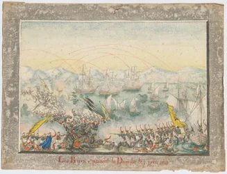 Die Russen überqueren die Donau, 1828