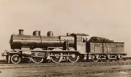 Der S.R. Mogul Typ der gemischten Verkehrslokomotive, frühes 20. Jahrhundert