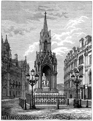 Die Salzstatue in Bradford, um 1880