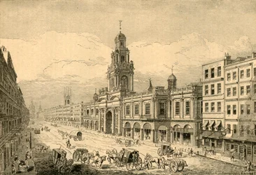 Die zweite Royal Exchange, Cornhill, 1897