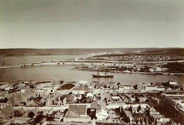 Die Südliche Bucht und Kap Paul, Sewastopol, Krim, 1850er