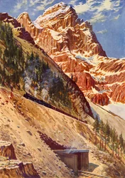 Die Spiral-Tunnel der Canadian Pacific Railway