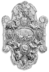 Das Staatsschild von Karl V., 16. Jahrhundert 1882
