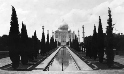 Das Taj Mahal, Agra, Indien, 1916-1917