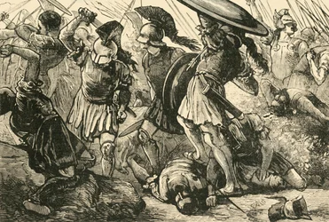 Die Thebaner und Makedonier bei Chaironeia, 1890