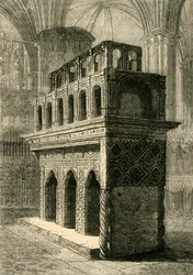 Das Grab von Edward dem Bekenner, 1881