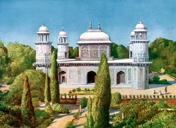 Das Grab von Itmad-ud-Dowlah, Agra, Indien, frühes 20. Jahrhundert