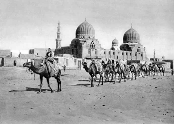 Die Gräber der Kalifen, Kairo, Ägypten, um 1920er Jahre