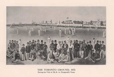 Der Toronto Cricket Ground, 1872 1912