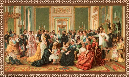 Die viktorianische königliche Familie, 1887