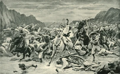 Der Sieg von Kandahar Kavallerie-Verfolgung zum Arghandab-Fluss, 1901
