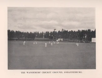 Das Wanderers Cricket Ground, Johannesburg, Südafrika, 1912