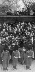 Die jungen Prinzen beobachten die Proklamation, 1910