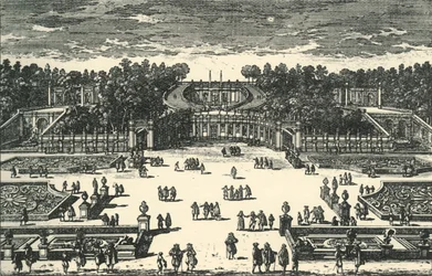 Das Amphitheater der Villa Pamphili