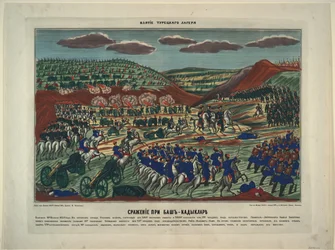 Die Schlacht bei Bash-Kadiklar, 1854