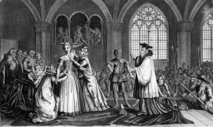 Die Hinrichtung von Maria Stuart, Königin von Schottland, 1587, 18. Jahrhundert