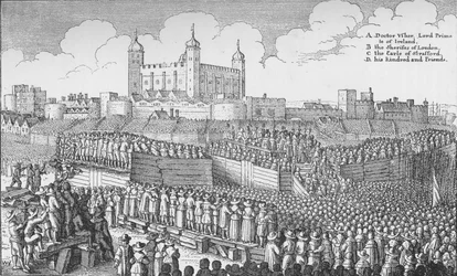 Die Hinrichtung des Earl of Strafford auf Tower Hill, London, 12. Mai 1641, 1903