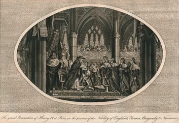 Die große Krönung von Heinrich VI. von England in Paris, 1431, 1793