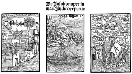 Die Landung von Christoph Kolumbus auf Hispaniola, 1901