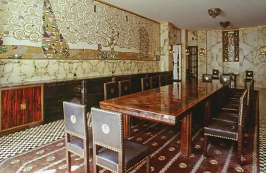 Der Hauptspeisesaal des Palais Stoclet, um 1914