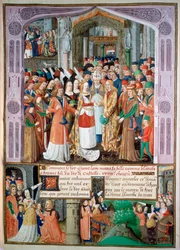 Die Hochzeit von Blanche und Fernando, 1269, 15. Jahrhundert