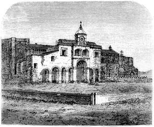 Das Mausoleum von Kolumbus, Santo Domingo, 1873