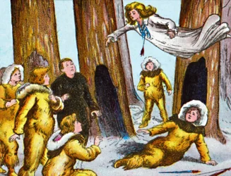Die Erschießung des weißen Vogels, ca. 1905