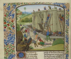 Die Belagerung von Brest, 1386, ca. 1470-1475