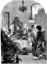 Das Abendessen bei St. Johns, Windsor, 18. Jahrhundert, 19. Jahrhundert